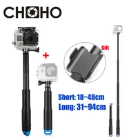 self selfie stick handheld waterproof monopod remote case for go pro hero 8 9 10 xiaomi yi 4k sjcam sj4000 accessories
