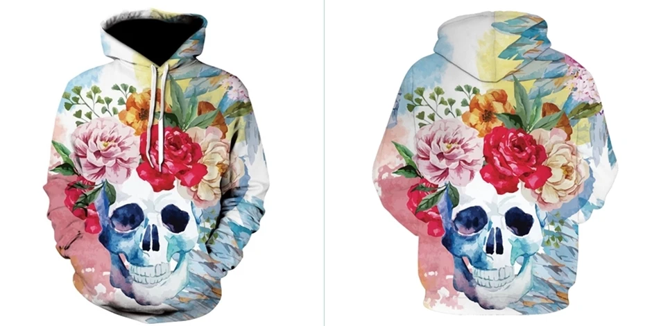 Hot hoodies Ghost red eye skull 3d series hoodie men's fashion winter spring sportswear hoodie sweatshirt jacket leisure tops