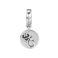 genuine 925 sterling silver nurse sign stethoscope dangle beads charms fit pandora bracelets diy bead jewelry making