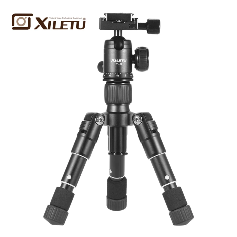 XILETU FM5 MINI Алюминиевый Штатив Стабильный Рабочий стол штатив и шаровая Головка для