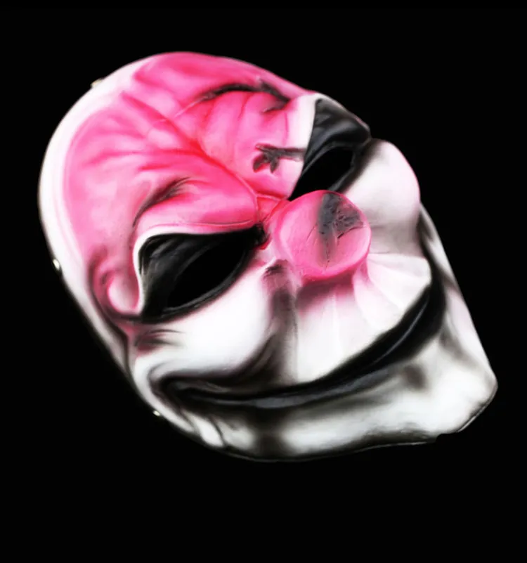 

High Quality Payday Masks Hoxton Cosplay Grimace Devil Resin New Halloween Horror Masks Chainsaw Clown Payday 2 Masquerade Masks