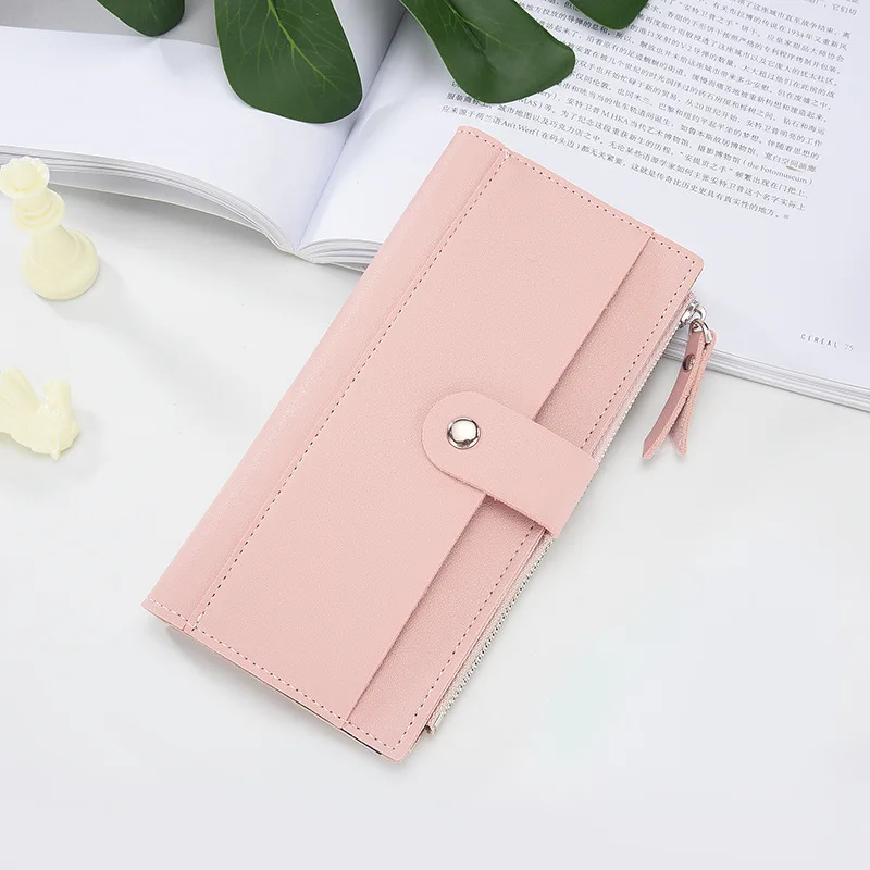Женские длинные кошелек бумажник Notecase много Отдел кошелек Лидер продаж дамы карты сумка зажим для денег женский подростковый карман