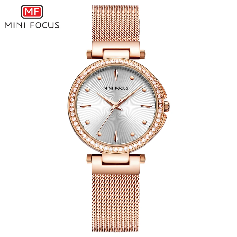

MINIFOCUS Women Watches Top Brand Luxury Fashion Female Quartz Wrist Watch Ladies Clock Girl Relogio Feminino MF0194L.02