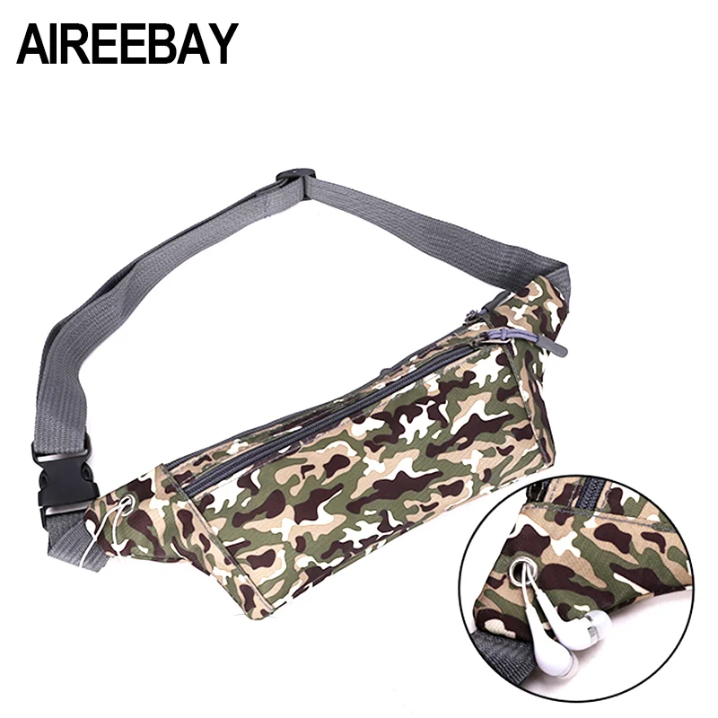 AIREEBAY Повседневная мини поясная сумка с камуфляжным принтом модная для женщин