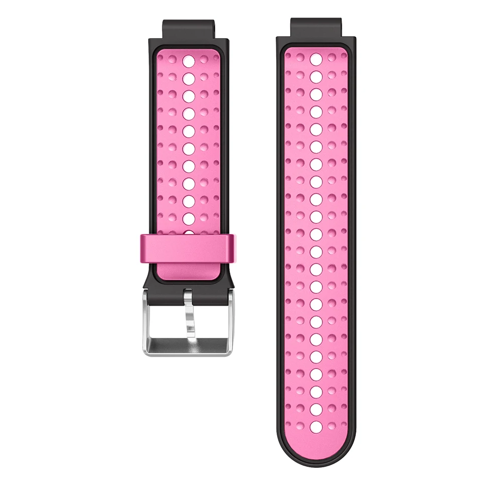 8 видов цветов силиконовый сменный ремешок для наручных часов для Garmin Forerunner 230/235/220/620/630/735 часы Спорт на открытом воздухе наручных
