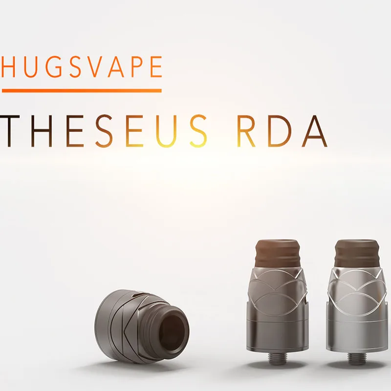 Оригинальный Hugsvape Theseus RDA распылитель легко одной катушкой построить палубу rda 22