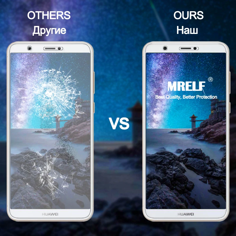 MRELF Tempered Glass for Huawei P Smart Screen Protector on 9H 2.5D Phone Protective | Мобильные телефоны и аксессуары