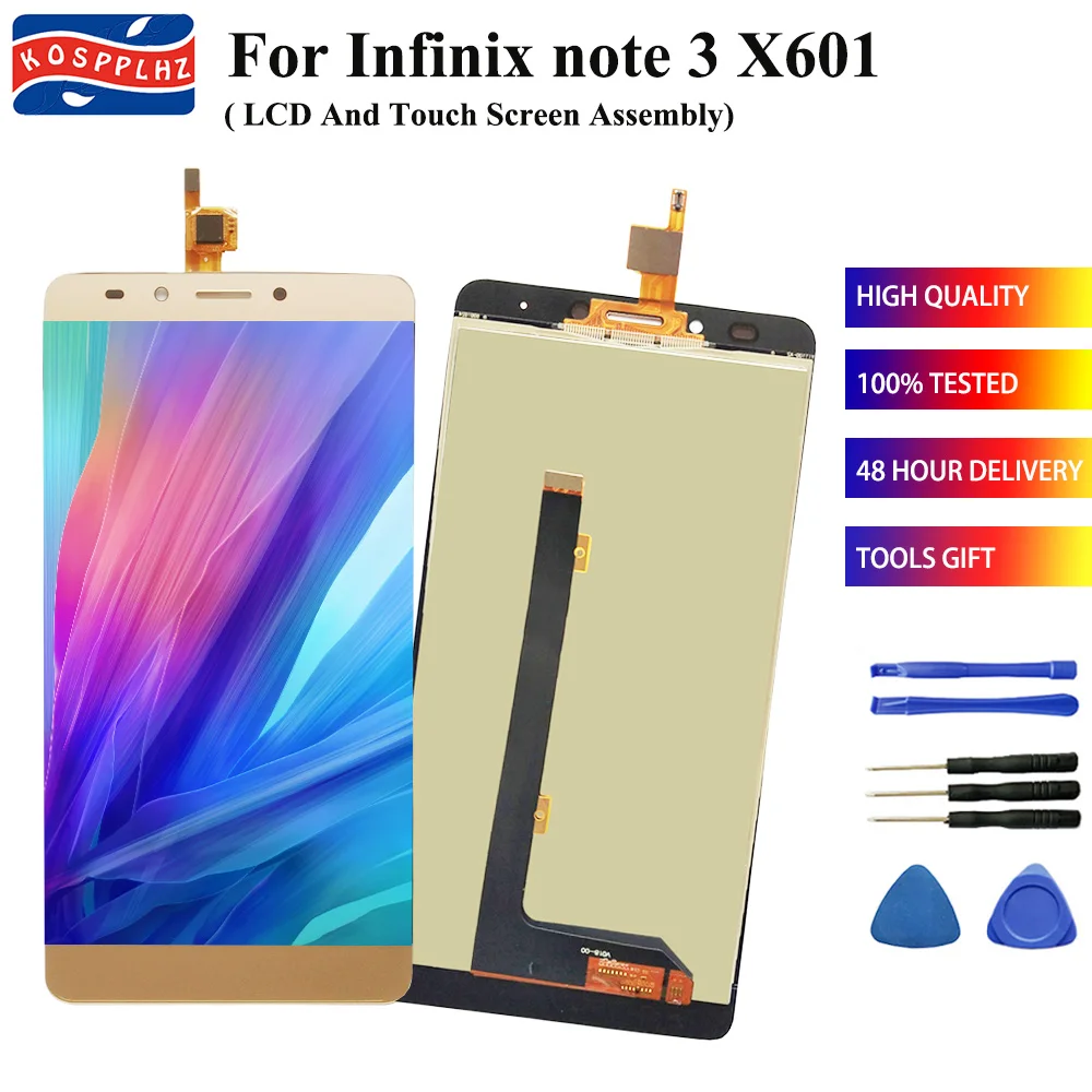 ЖК-дисплей с сенсорным экраном и дигитайзером в сборе для Infinix Note 3 X601 100%
