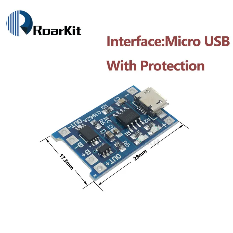 Type c/Micro/Mini USB 5V 1A 18650 TP4056 модуль зарядного устройства литиевой батареи зарядная