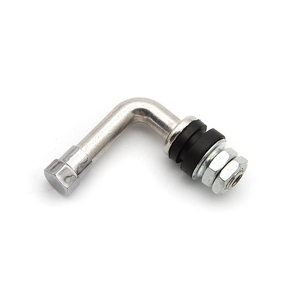 2PCS Universal 90 Degree Motorcycle Car Wheel Tyre Tire Stem Air Valve Caps Dust Covers Silver Color | Автомобили и мотоциклы