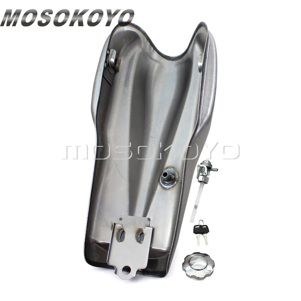 Винтажный топливный бак Moto Custom на 2 6 галлонов Для Honda CB CX 750 Yamaha XVS SR 650 500 BSA B54 Cafe Racer |