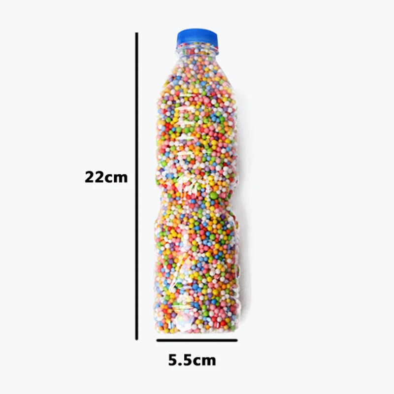 TOFOCO 500 мл/бутылка DIY снежные частицы грязи аксессуары слизи шары маленькие крошечные пенопластовые бусины для плавок наполнитель для DIY поставки 2-4 мм