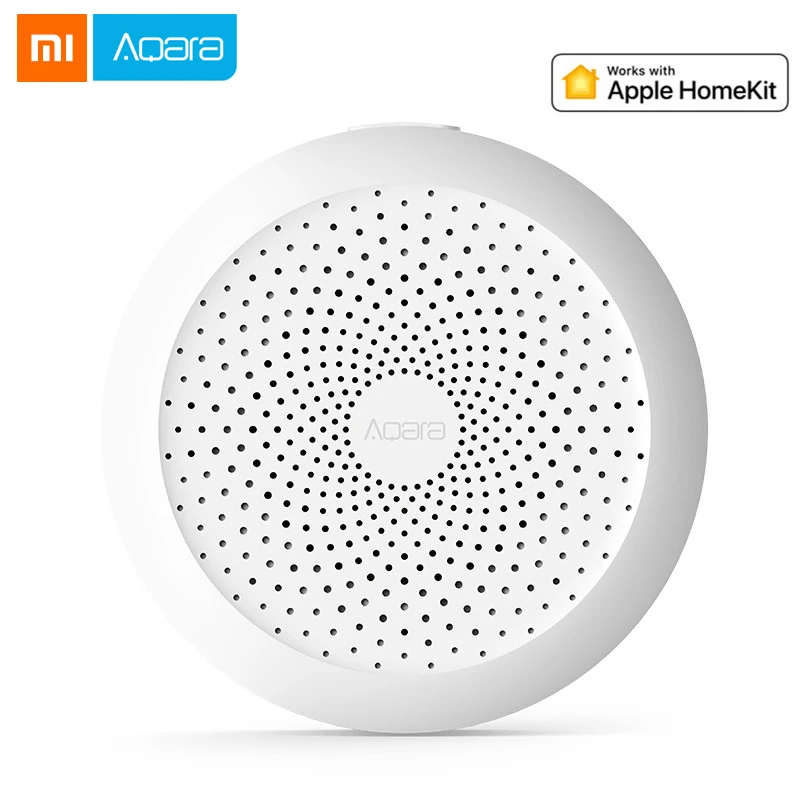 Оригинальный Xiaomi Aqara Hub Mi шлюз с RGB Led ночным светом умная работа Apple Homekit и aqara Smart App |