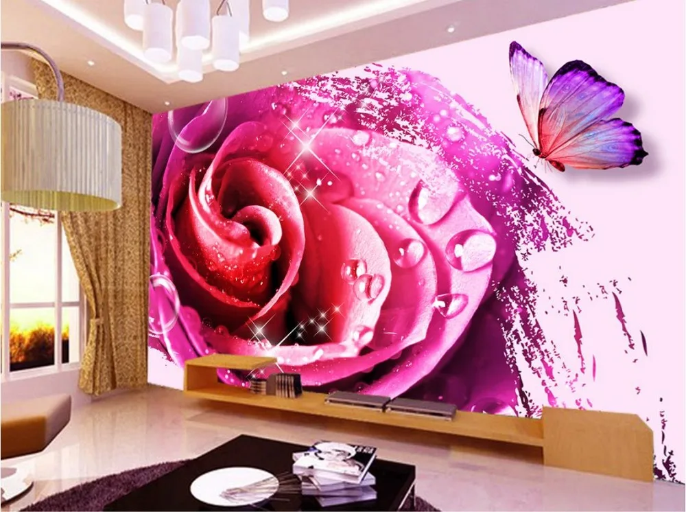 Пользовательские 3d обои для гостиной нетканые ванной комнаты большой Теплый