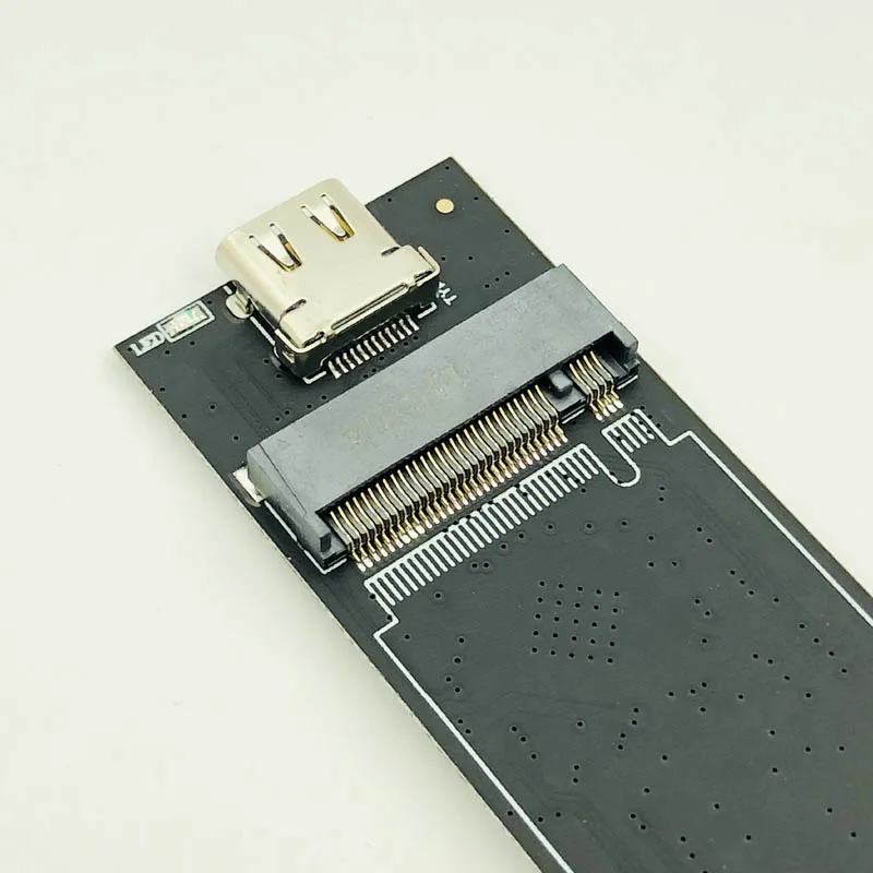 Корпус для жесткого диска H1111Z чехол с адаптером hd USB C футляр NVME M.2 SSD адаптер M2 Type
