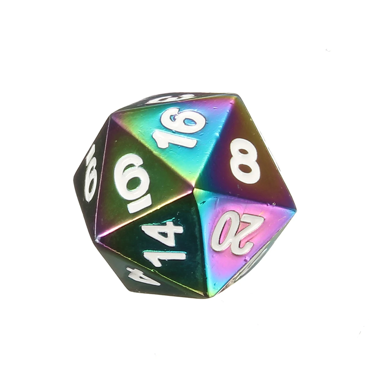7 шт./компл. Радуга Металлические многогранные Dice цинковый сплав D8 D6 D4 D20 D12 D10 кости сумка DND RPG MTG ролевая группы игра в кости
