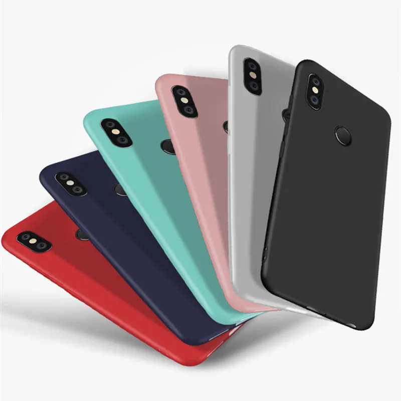 Чехол для Xiaomi Redmi S2 6 6A Note 4 4X 5 Pro Mi 5X 6X 8 SE 8Lite A1 A2 lite милый матовый Мягкий силиконовый