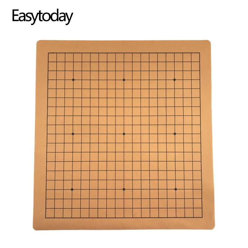 Шахматная доска Easytoday Weiqi китайская игра шахматная синтетическая кожа замша одна