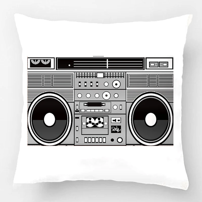 Винтажная Подушка Boombox свадебная декоративная наволочка для подушки
