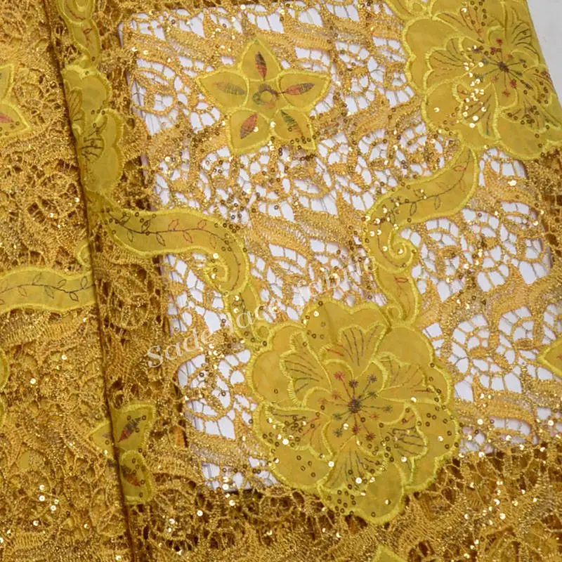 beautiful pink french lace guipure cord fabric mix swiss cotton fabrics with sequins for wedding QG628 | Дом и сад