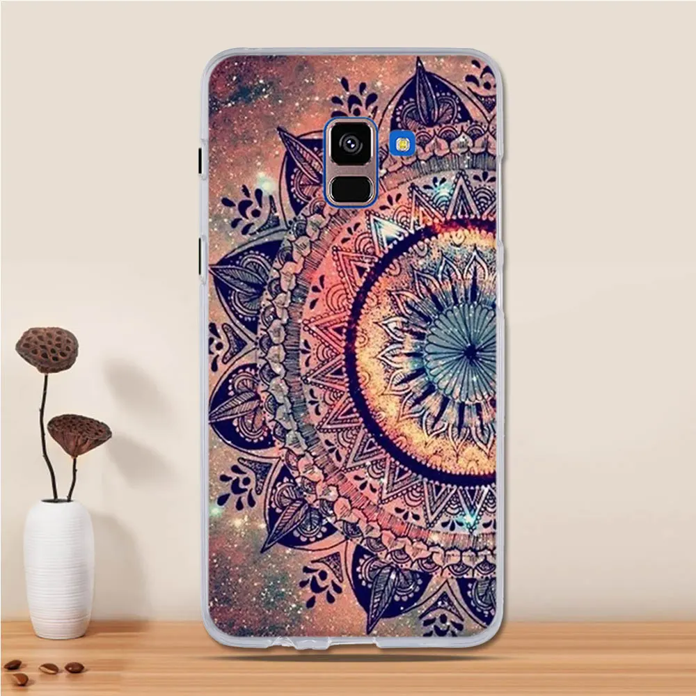 Чехол для samsung Galaxy A8 Plus чехол Капа Coque чехол из термополиуретана и силикона для samsung A8 Plus A 8+ A730F Чехол протектор бампер - Цвет: 16