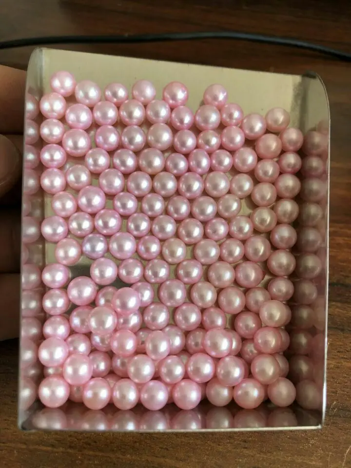 Круглые жемчужины 3A радужные цветные Свободные Устрица акойя жемчужина зеленый