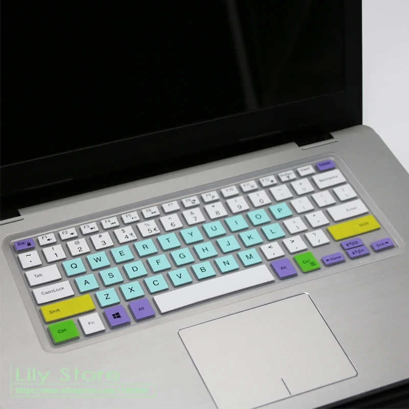 Чехол клавиатура для ноутбука DEll Inspiron 15 7000 7560 7460 7572 7472 7370 7570 5370 7568|Чехлы