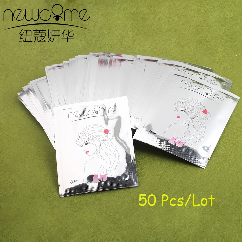 

50 Pairs/Lot New Come Patches for False Eyelash,Thick Eyelash Patches Eye Lashes Extension 3D Silk Eyelash Free Shipping