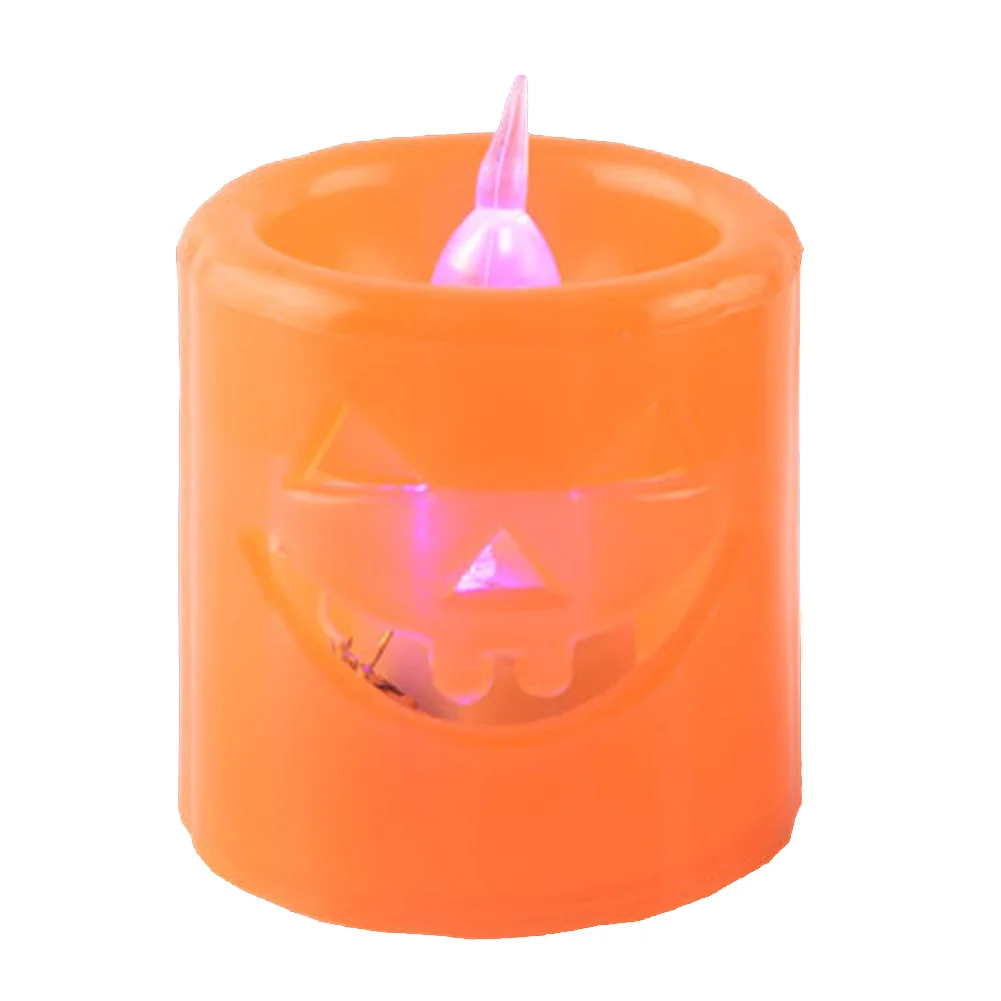 Украшение Led стол Holloween Ghost выдолбленная маленькая свеча свет дома вечерние тыквы