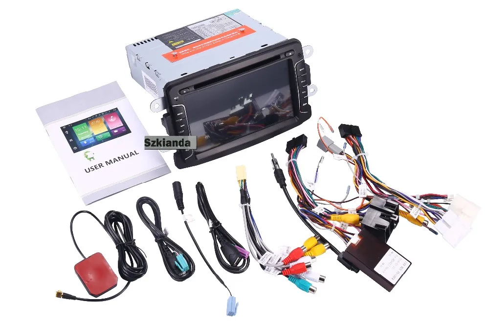 2din Android 9,0 автомобильный dvd-плеер для Renault Duster Dacia Sandero Capture Lada Xray 2 Logan 2 ram 3g wifi gps навигация радио