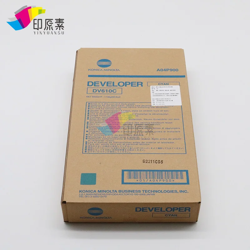 DV610 оригинальный разработчик K C M Y 4 вида цветов для Konica Minolta 6501 6500 6000 7000 запасные