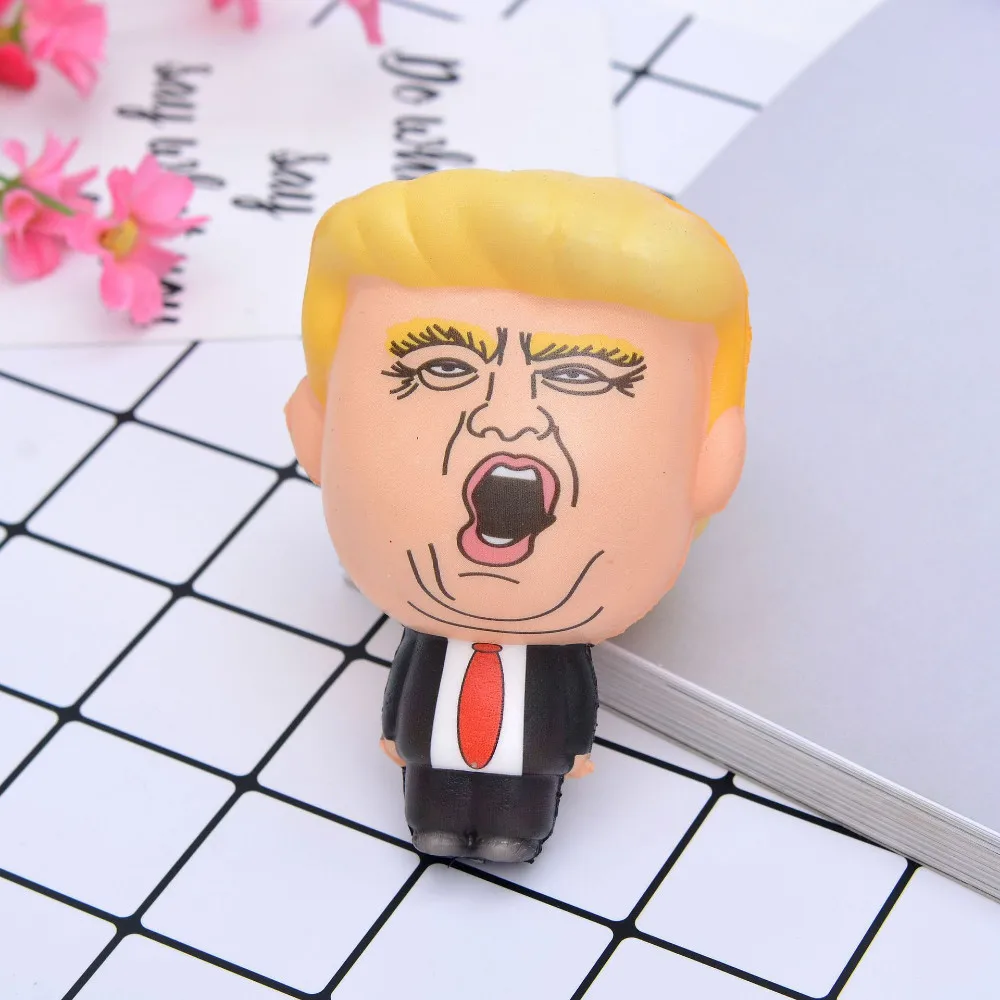 1 шт. милый Дональд Трамп мяч для снятия стресса мягкая игрушка сжимаемые игрушки