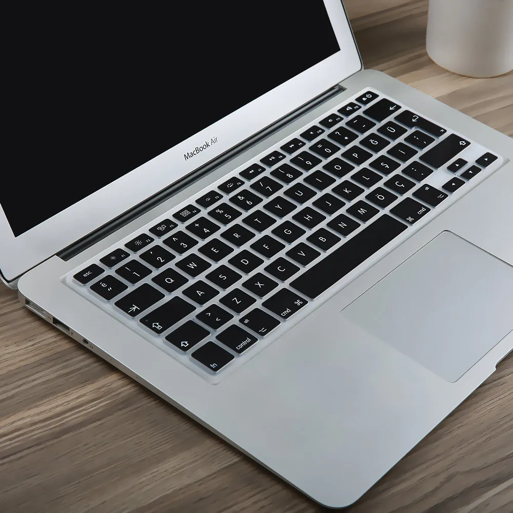 Чехол для клавиатуры евро Enter турецкий красочный силиконовый чехол Macbook Air 13 Pro 15 17
