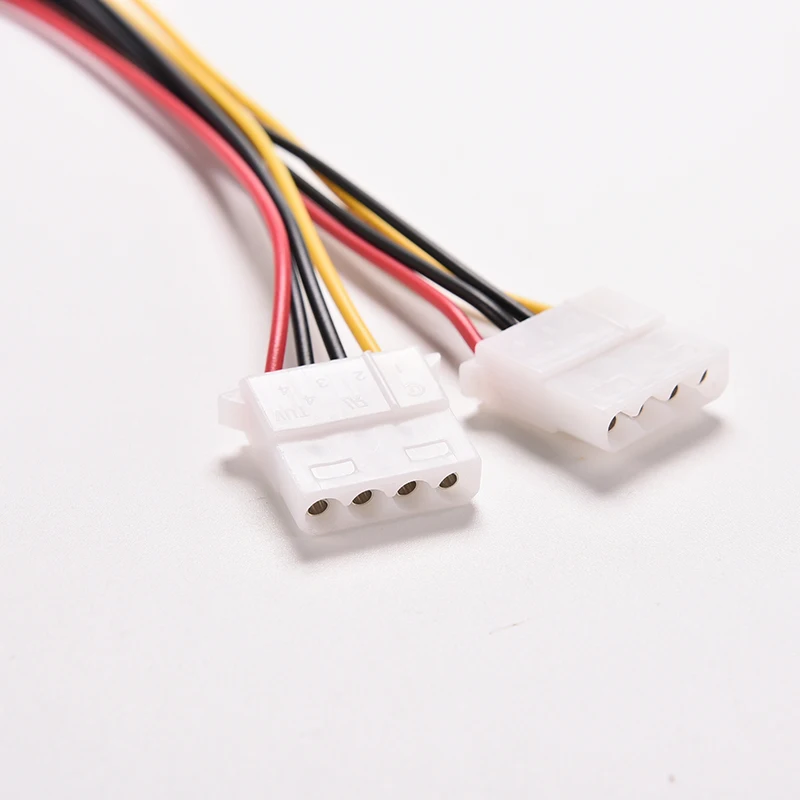 Новая компьютерная программа 4 Pin IDE/SATA 1 Мужской до 2 Женский кабель Питание Y