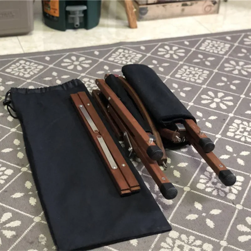 Складной стул из твердой древесины TNR сверхжесткий уличный для кемпинга