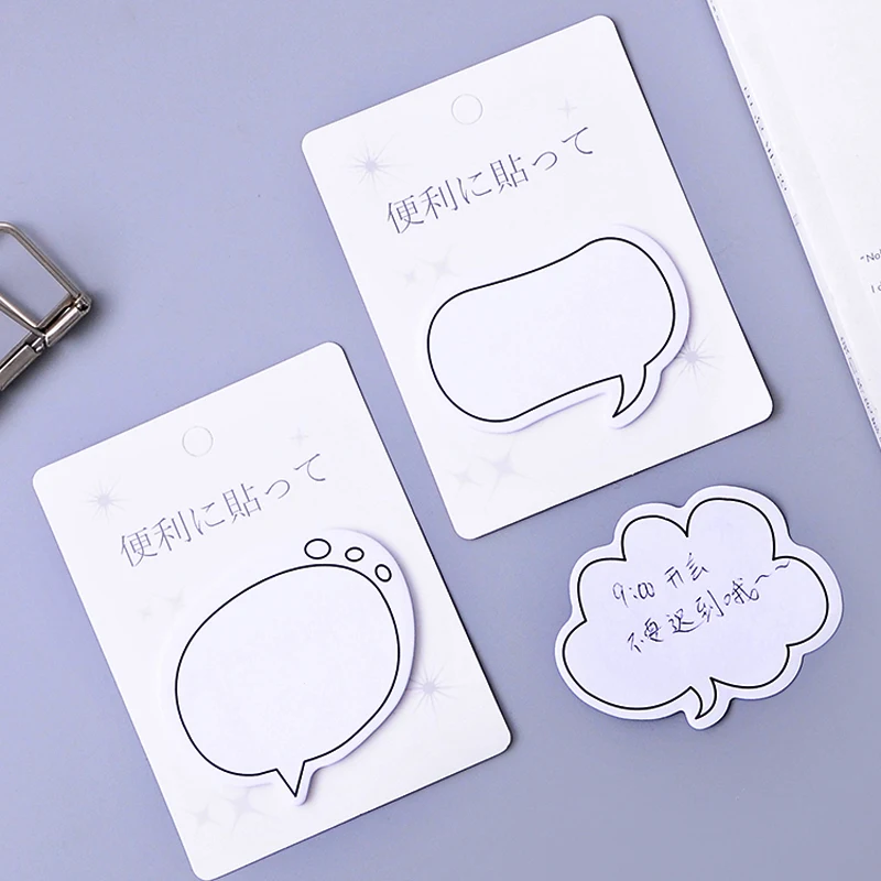 4 шт./лот креативный Kawaii Dialog Box блокнот с липкими нотами для скрапбукинга