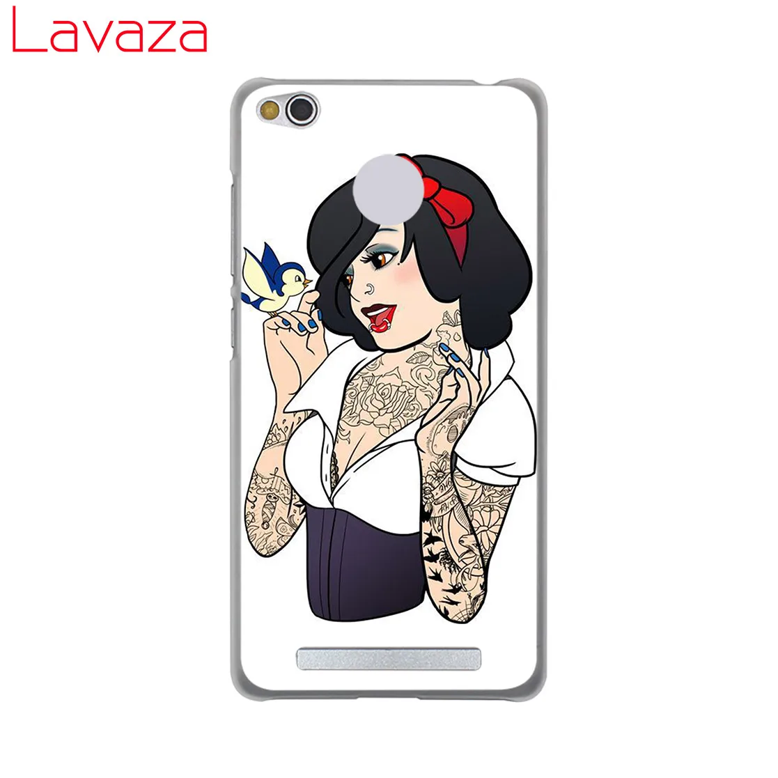 Твердый чехол для телефона Lavaza Tattooed Alice Ariel Jasmine Xiaomi Redmi 8A 7A 6A 5A K20 Note 8 8T 7 5 6 Pro 4 4X|case for