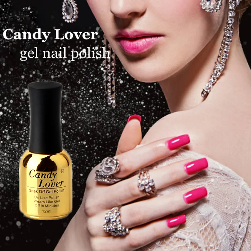 Яркие влюбленные 12 мл Сияющий Блеск Блестки Гель лак для ногтей Звездный