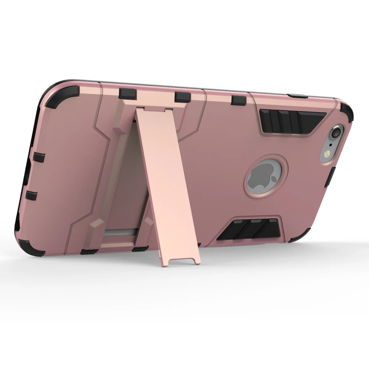 Подходит для iPhone7 розовое золото телефон оболочки кронштейн мобильный защитная