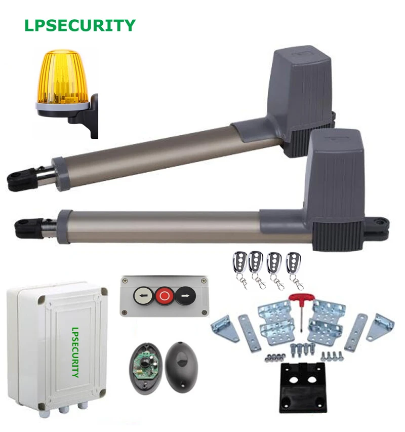 LPSECURITY распашные ворота/электрические ворота двигатели линейный привод с