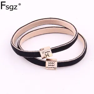 Высококачественные женские резинки для волос на плоской подошве, эластичные резинки для волос с забавным созвездием, очаровательные резинки с орнаментом, конский хвост