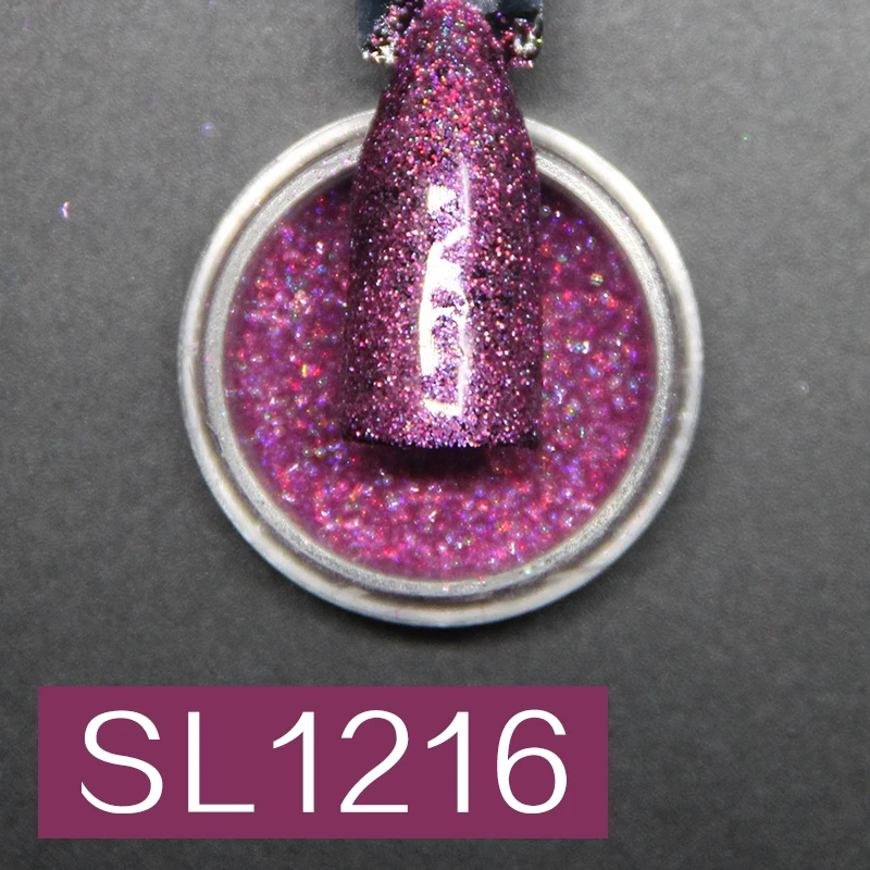 SL1216 LAKIMU 1 коробка, зеркальные Блестки для ногтей, для ногтей, мерцающая пудра для дизайна ногтей, блеск для маникюра, хромированный пигмент, пылезащитный SL12-20, серия - Цвет: SL1216