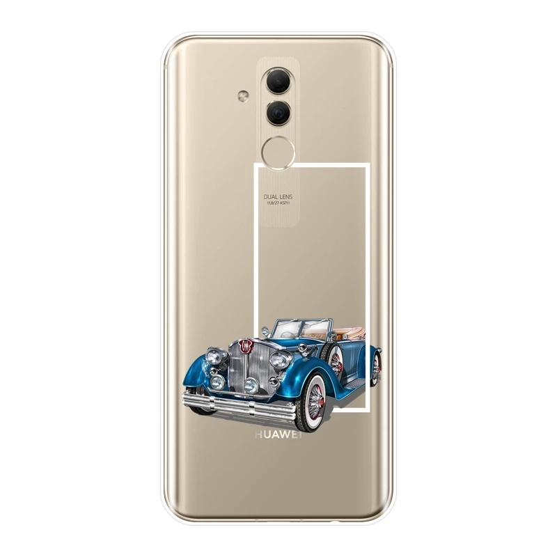 Чехол для телефона Huawei Mate 7 8 9 10 20 Lite силиконовый винтажный Ретро крутой Забавный 3D