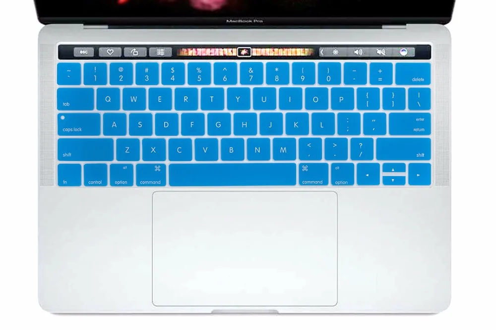 Мягкий силиконовый чехол для клавиатуры США Apple New Macbook Pro 13 3 дюйма A1706 и 15 4 A1707 2017