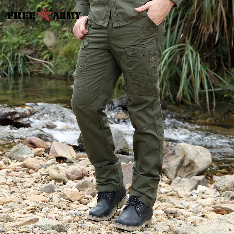 Брюки карго мужские тактические повседневные брюки в стиле милитари много