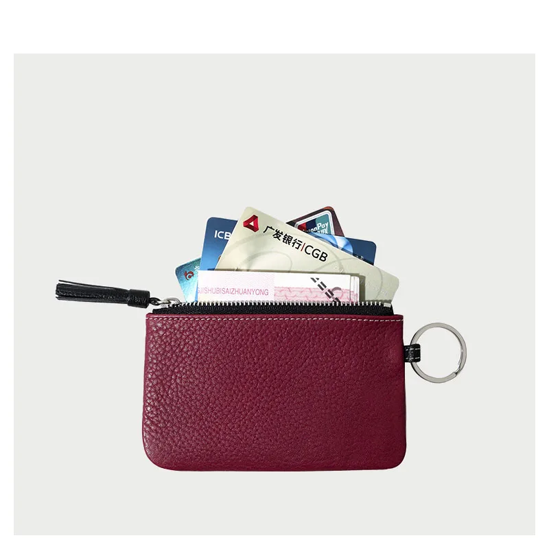 SIKU women's leather coin purses holders fashion wallet case mini card holder hot sales | Багаж и сумки