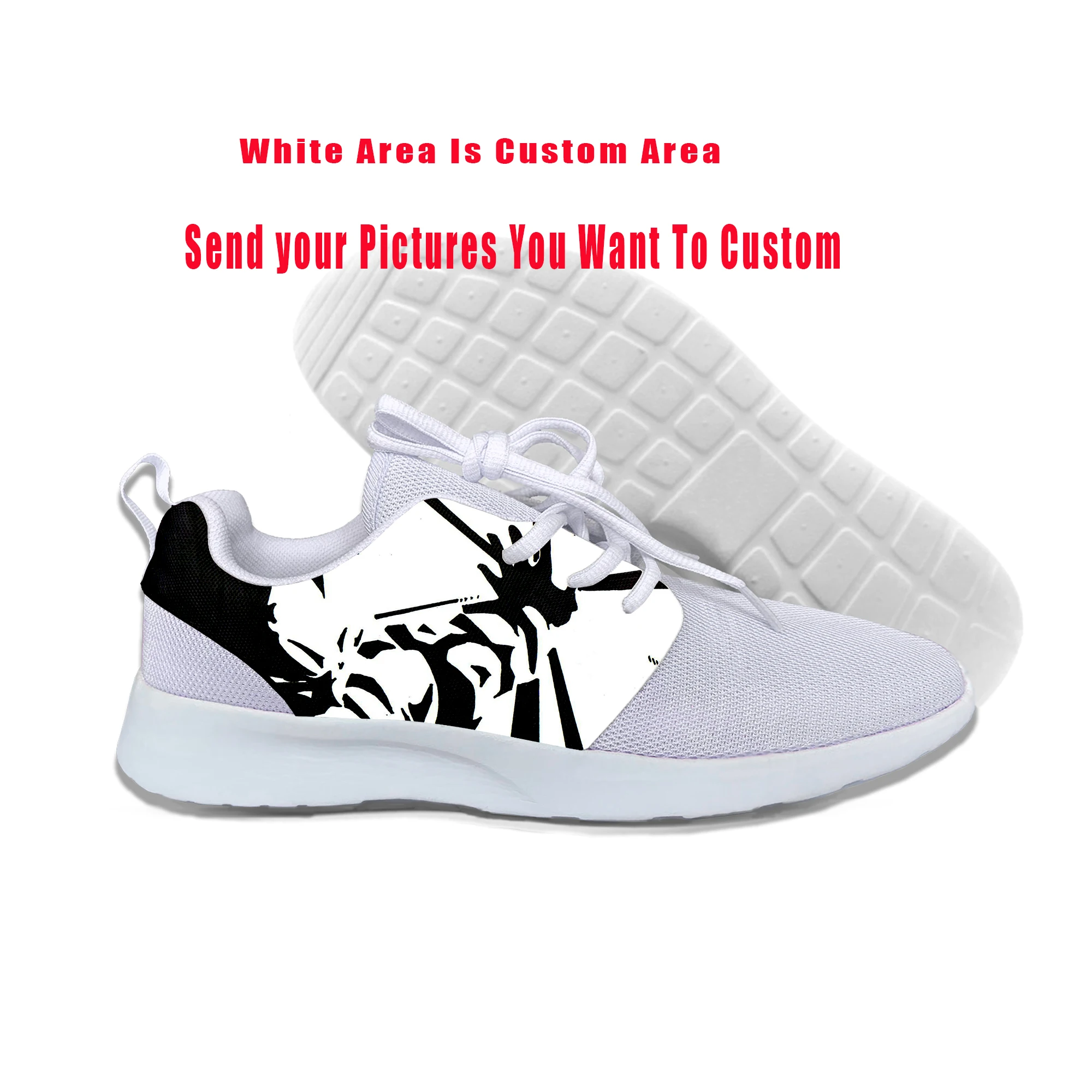 Новые мужские летние туфли с 3D принтом Dragon Ball Z Супер Саян Гоку черные кроссовки