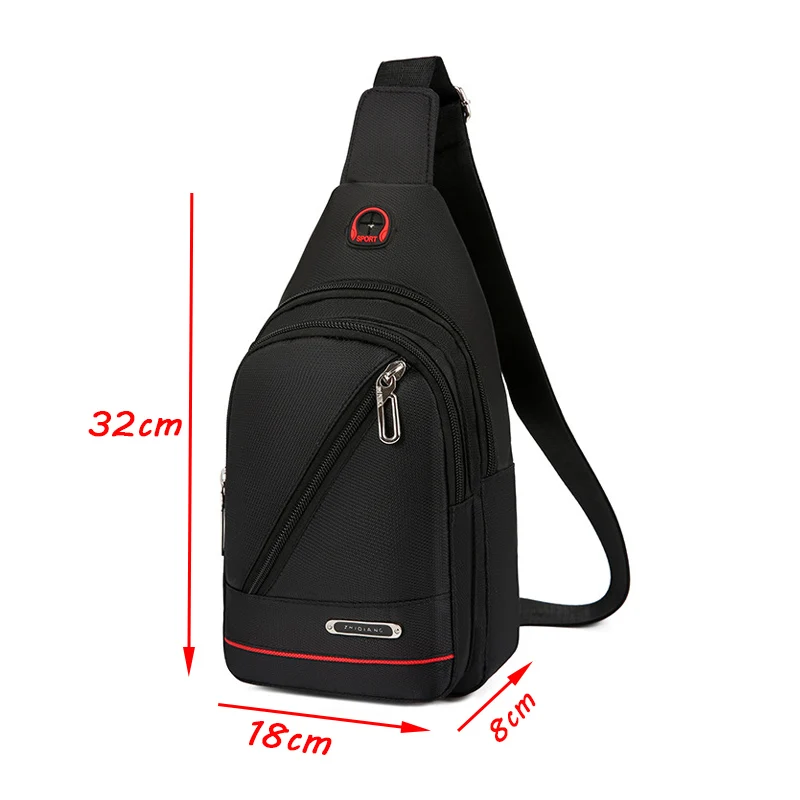 

Fashion men chest bag New outdoor leisure shoulder bag multi functional pack waterproof nylon crossbody waist bags c178