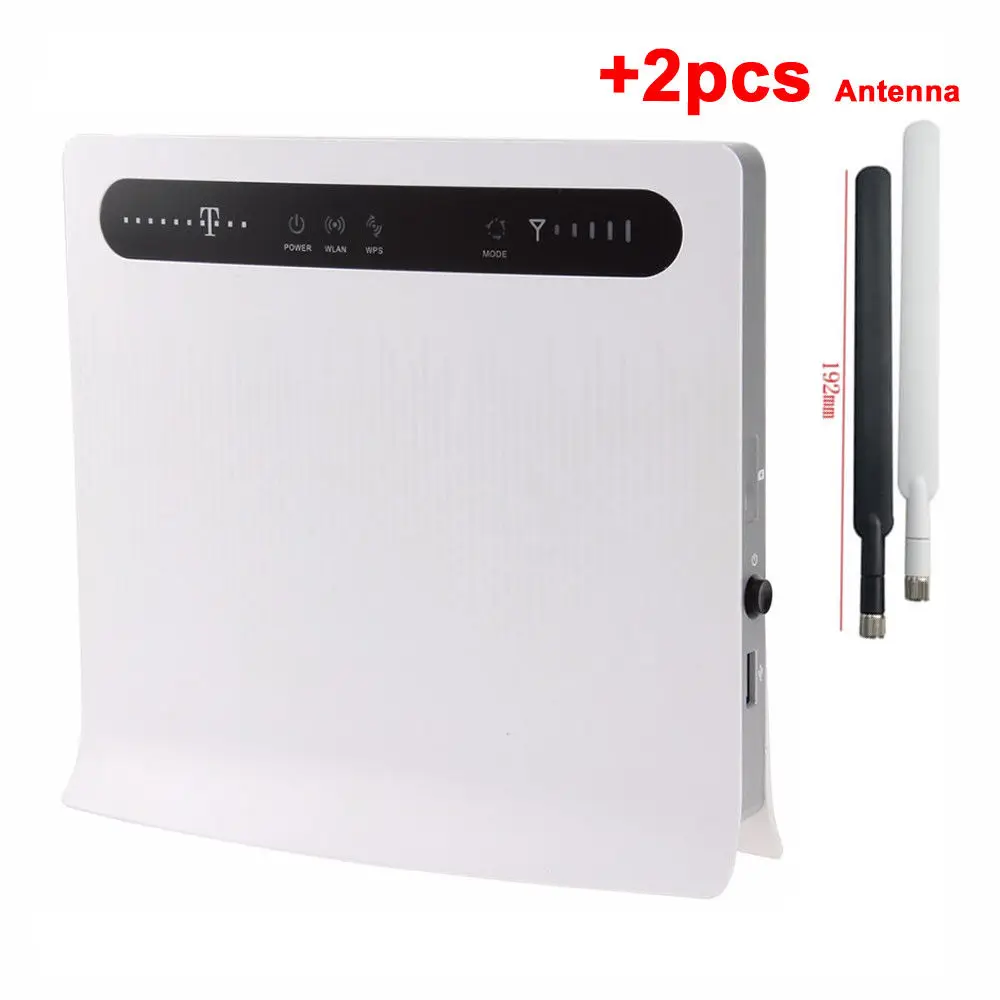(+ 2 шт антенна) разблокированный Huawei B593 B593u 12 4G LTE 100 Мбит/с CPE Wifi роутер|4g lte router