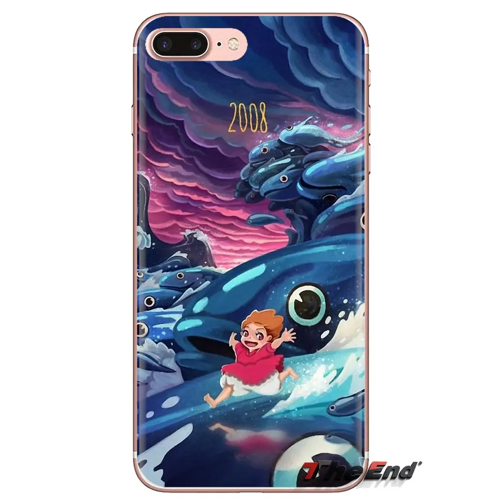Ponyo On The Cliff For Xiaomi Redmi 4A S2 Note 3 3S 4 4X 5 Plus 6 7 6A Pro Pocophone F1 Transparent Soft Cases Covers |